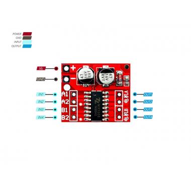 Драйвер двигателя - MX1508 (MX1616 / L298N-mini) купить в Славянске-на-Кубани