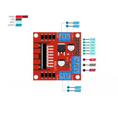 Драйвер двигателя - L298N купить в Славянске-на-Кубани