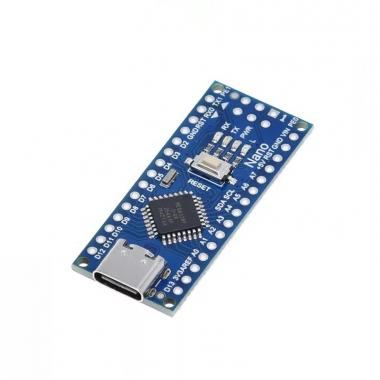 Микроконтроллер Arduino Nano (Atmega 328p, синий, type-C, dupont контакты не припаяны) купить в Славянске-на-Кубани