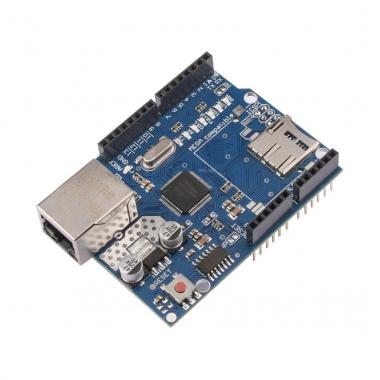 Плата расширения - Ethernet+ MicroSD для Arduino Uno / Mega (чип W5100) купить в Славянске-на-Кубани