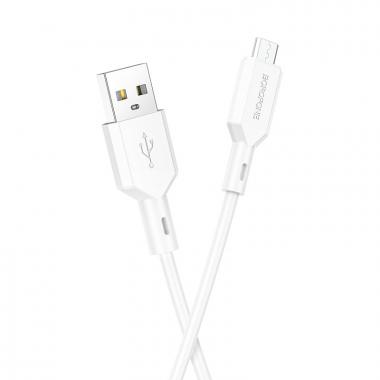 Шнур Borofone BX70 (micro-usb) white купить в Славянске-на-Кубани