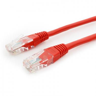 Патч-корд Cablexpert UTP 5e кат.(RJ-45) красный 5 м купить в Славянске-на-Кубани