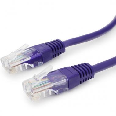 Патч-корд Cablexpert UTP 5e кат.(RJ-45) фиолетовый 5 м купить в Славянске-на-Кубани