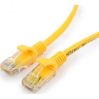 Патч-корд Cablexpert UTP 5e кат.(RJ-45) желтый 5 м купить в Славянске-на-Кубани