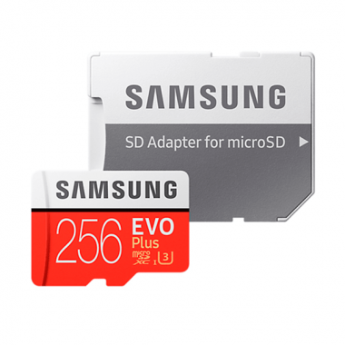 Карта памяти Samsung MicroSDXC UHS-I EVO PLUS 256 ГБ (+ SD adapter) купить в Славянске-на-Кубани