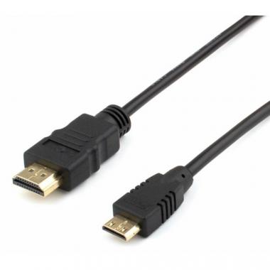 Шнур видео-аудио Atcom HDMI-miniHDMI 5М (black) купить в Славянске-на-Кубани